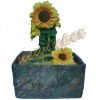 Fontana zen orientale girasole